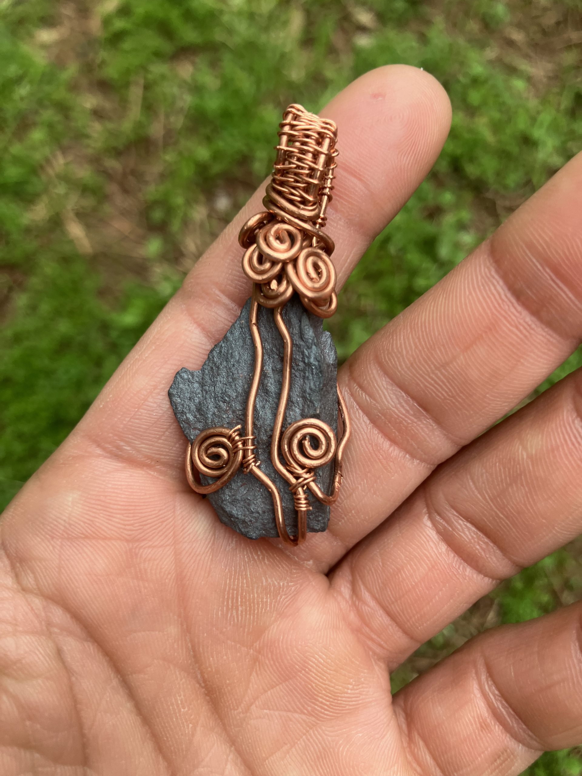 Hematite Polygon Necklace