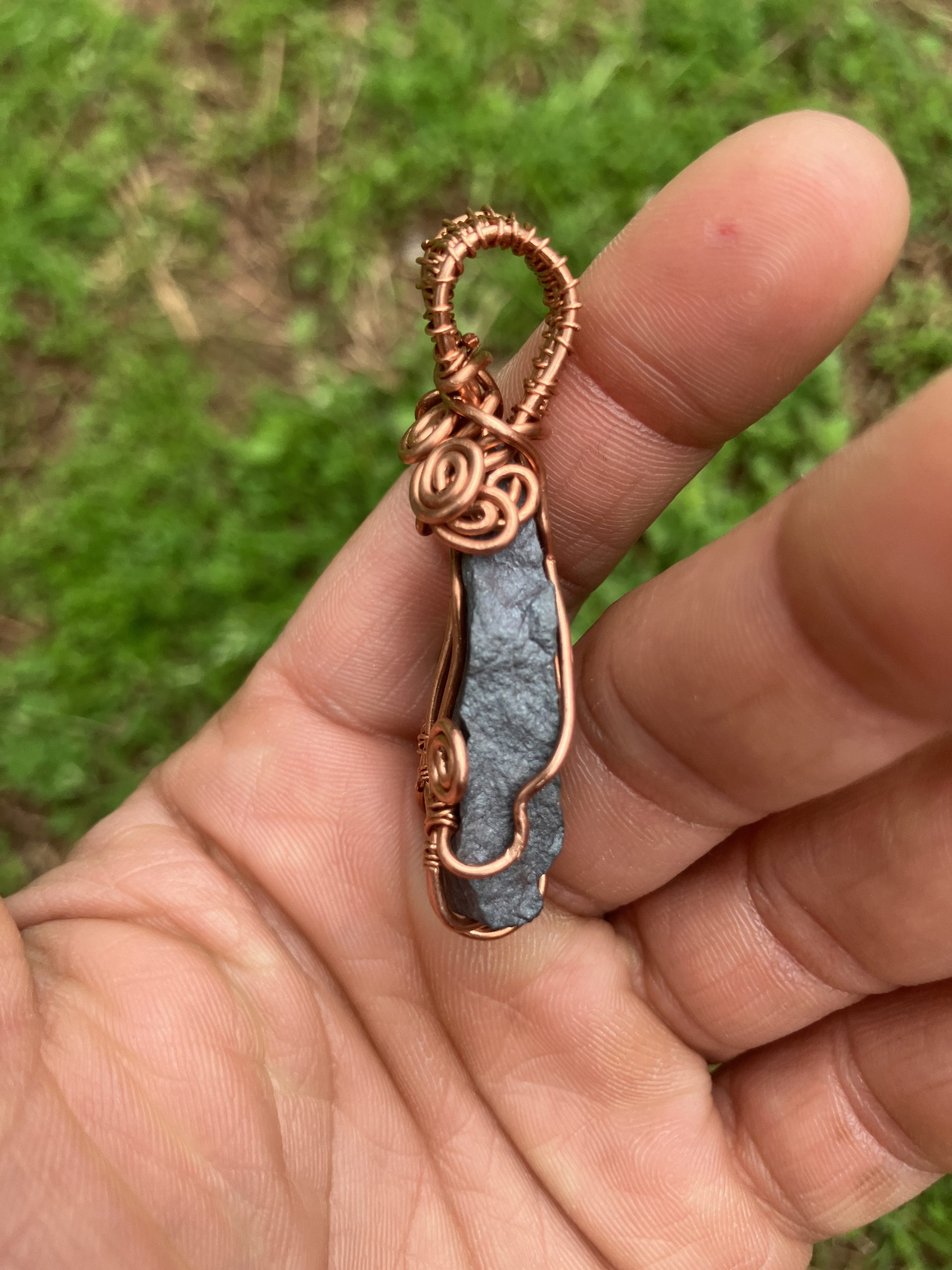 Hematite Polygon Necklace - Image 4