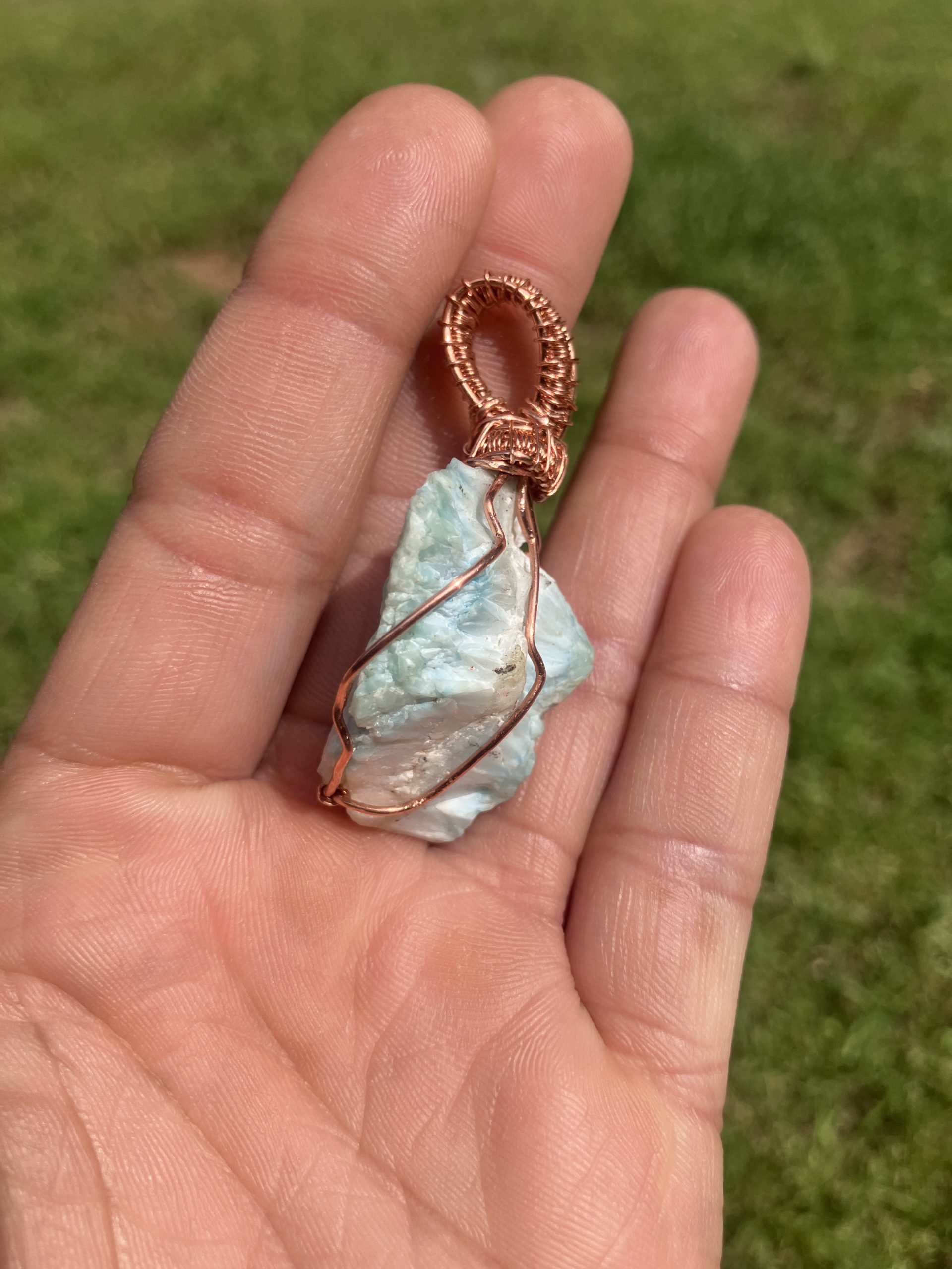 Larimar Bale Weave Necklace - Image 5