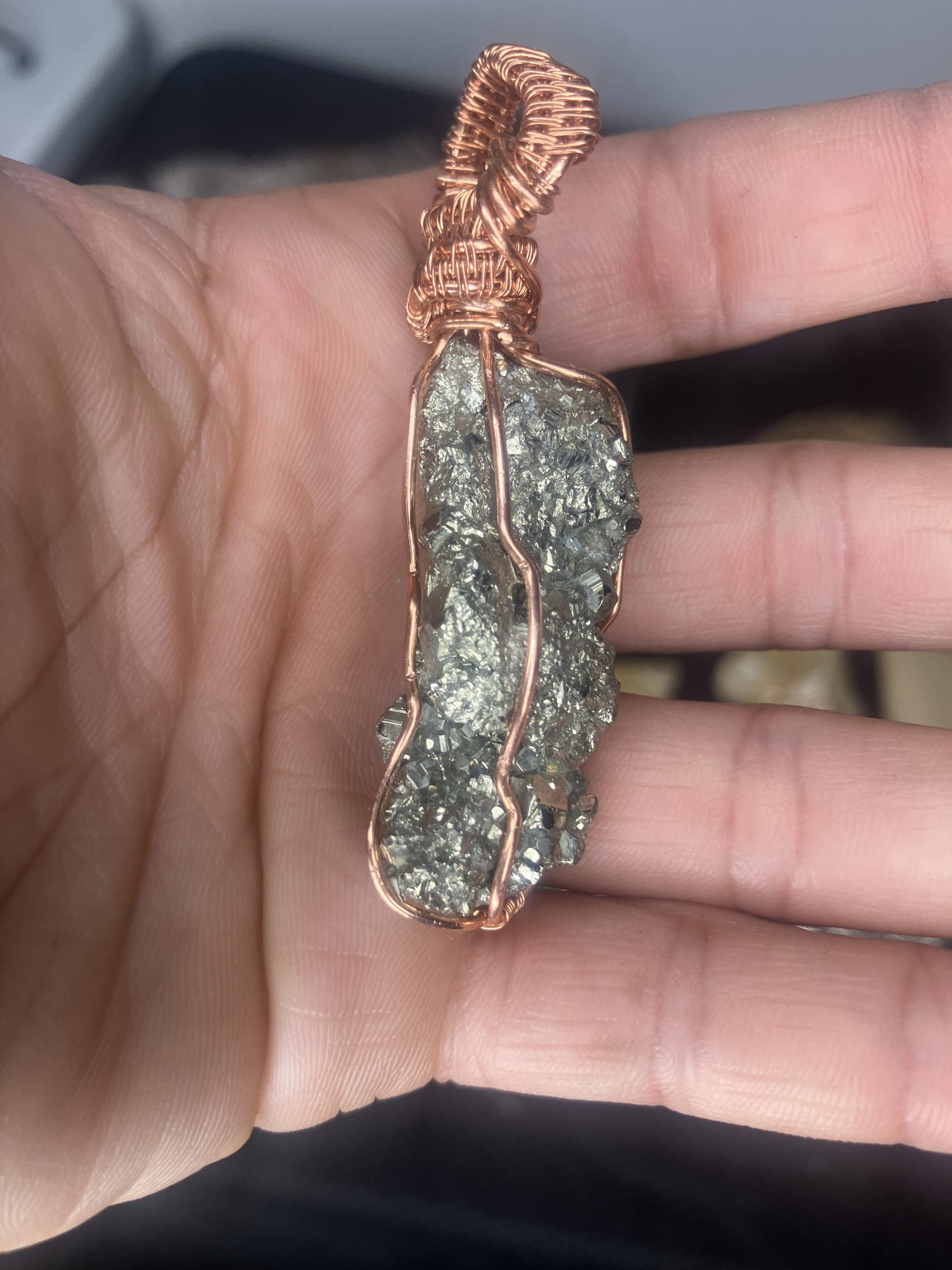 Pyrite Slimmed Necklace - Image 5