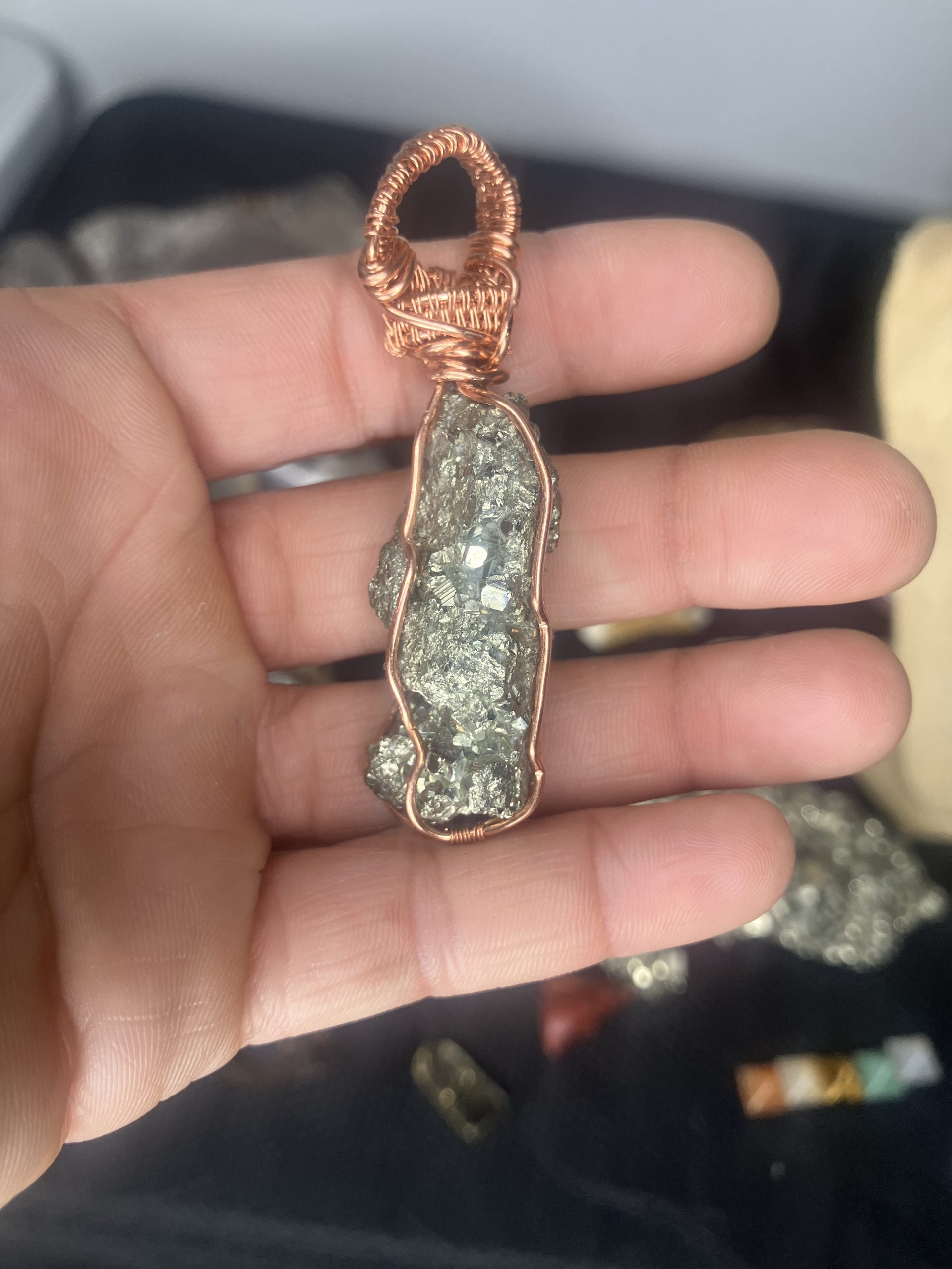 Pyrite Slimmed Necklace - Image 6
