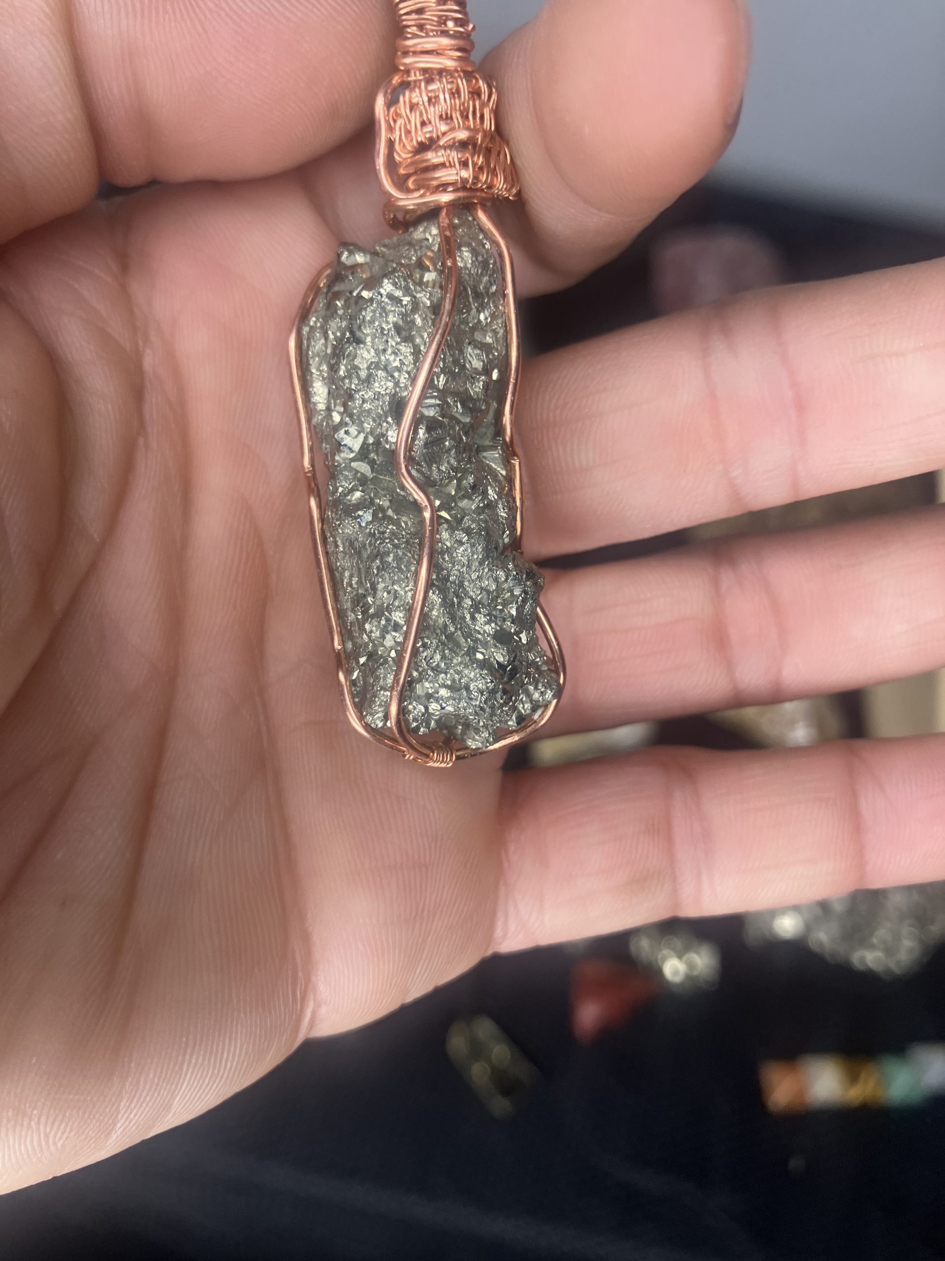 Pyrite Slimmed Necklace - Image 7