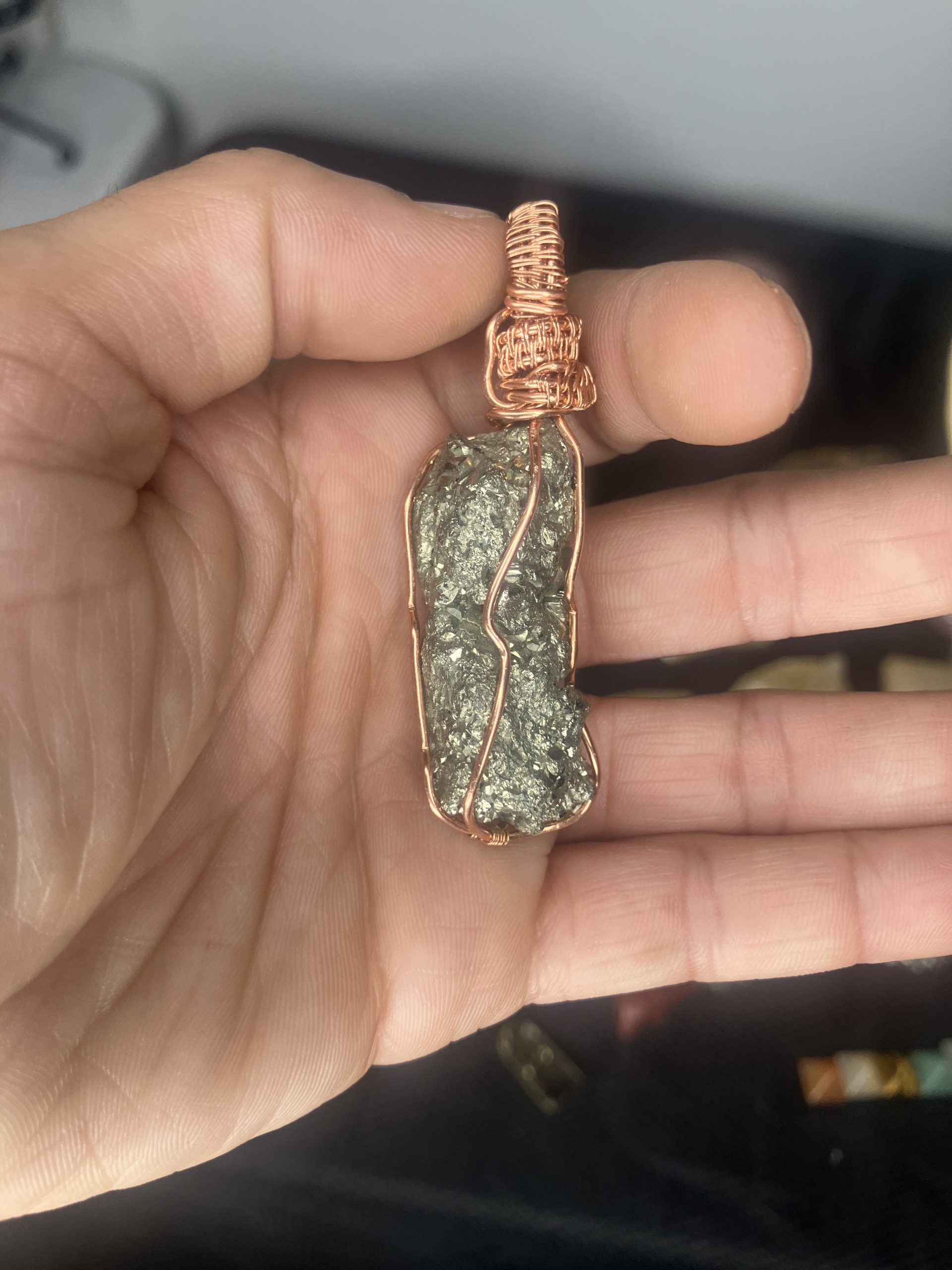 Pyrite Slimmed Necklace