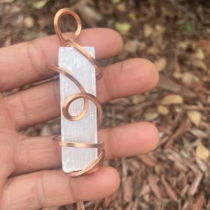 Selenite Swirl Necklace
